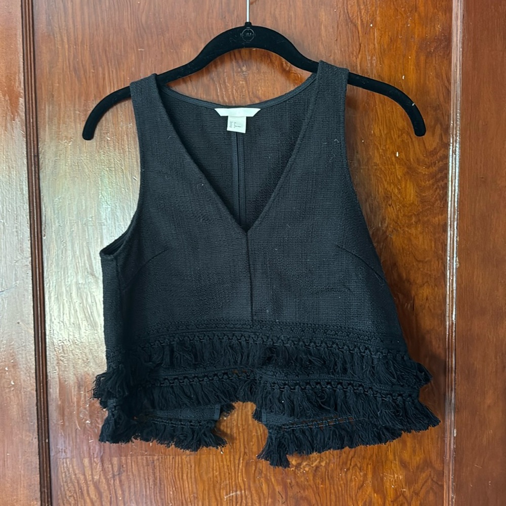 H&M Split Back Crop Top